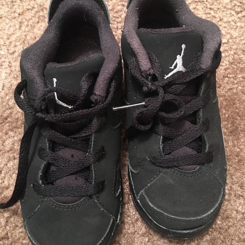 Black Jordan children shoes